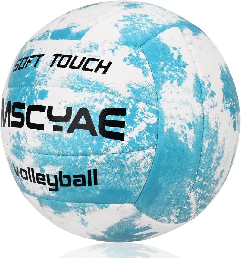 MSCYAE Volleyball Official Size 5,Soft Touch Volleyballs for Kids Youth Adults, Indoor Outdoor Volleyball for Beginners Backyard Park Beach Play Ball Games(Best Gift) - Image 2